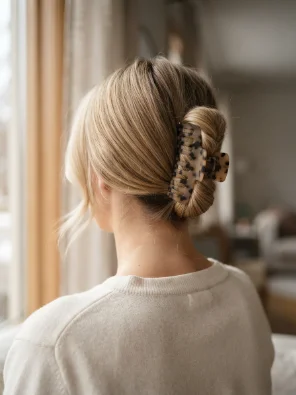 Low Claw Clip Bun