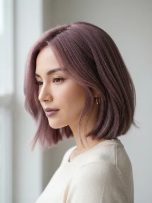 Mauve Plum Hair