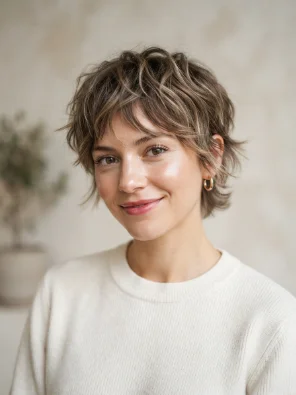 Messy Pixie Cut