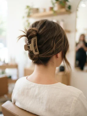 Mini French Twist for Medium Hair