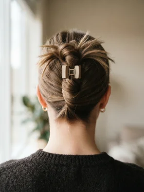 Mini French Twist for Short Hair