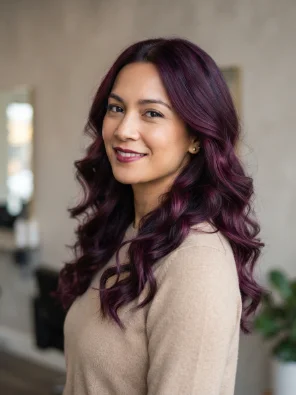 Mulberry Plum Hair