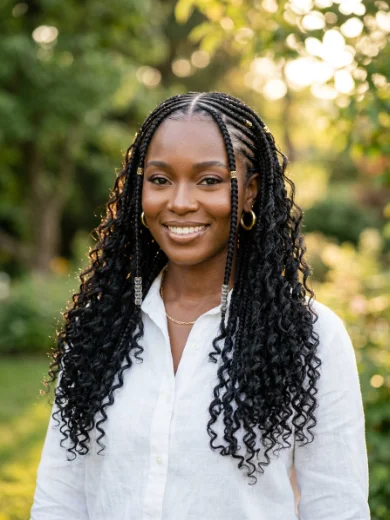 Natural Black Fulani Boho Braids