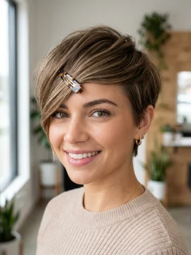  Pixie Fringe Side Clip
