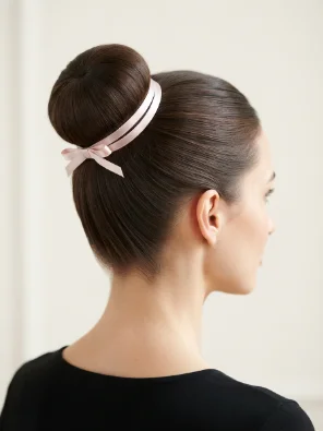 Ribbon-Wrapped Ballet Bun