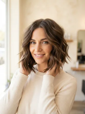 Short Layered Bob