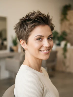 Short Spiky Pixie Cut