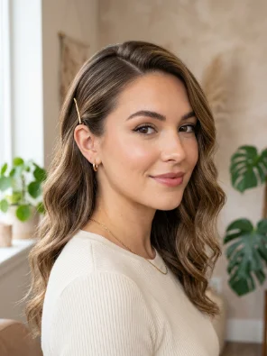 Side Tuck With a Clip
