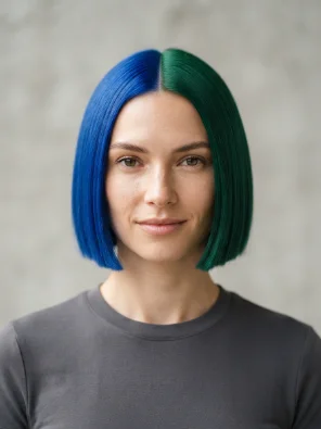 Silver Gray Short Hair
