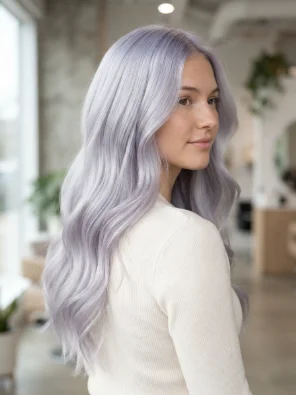 Silver Lavender Hair