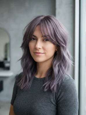 Smoky Plum Hair