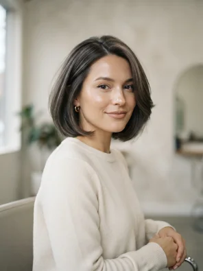 Soft Mushroom Brown Bob