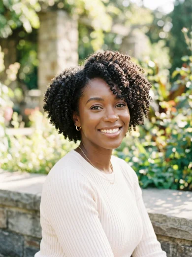 Tapered Curly Bob