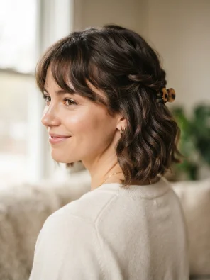 Two-Side Twist Claw Clip Style