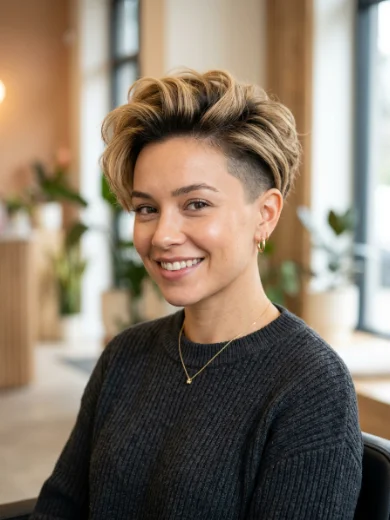 Undercut Pixie With Volume