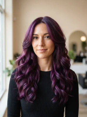 Violet Plum Hair