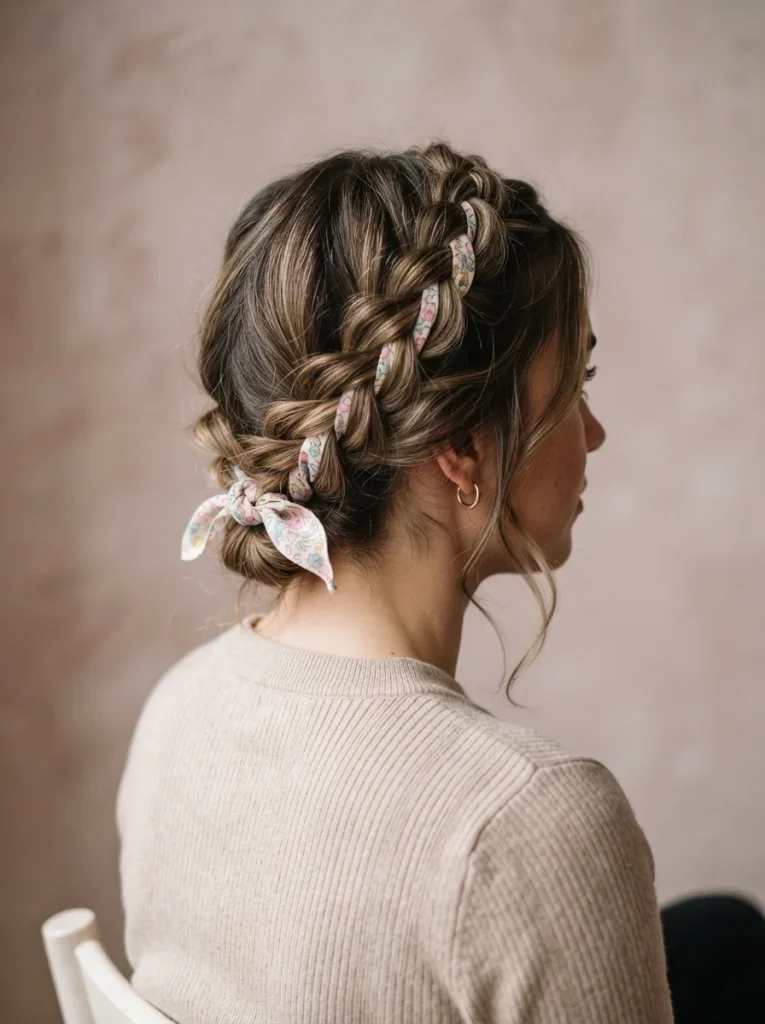 Bandana Crown Braid