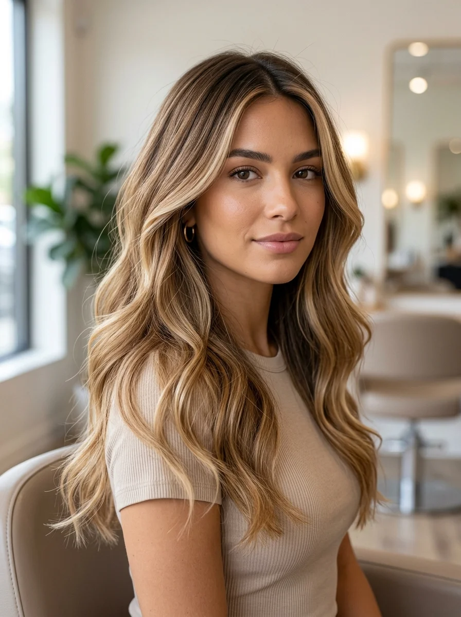 Caramel Blonde Balayage