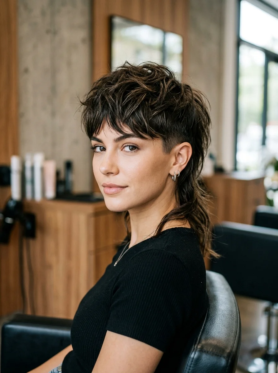 Pixie Wolf Cut Mullet