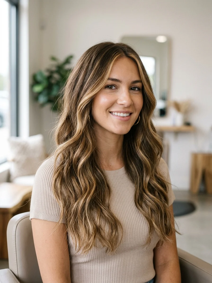 Sun-Kissed Bronde Highlights for Natural Brightness